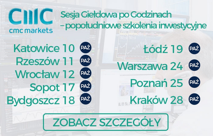 CMC Markets - szkolenia, Marcin Tuszkiewicz