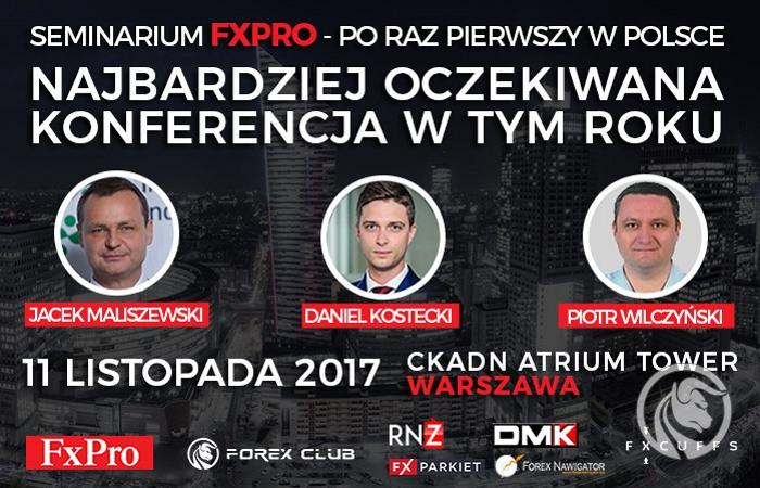 Całodniowe seminarium Forex w Warszawie – już 11-go listopada!