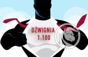 dźwignia 1:100