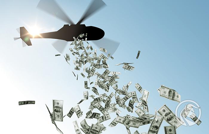 argent d'hélicoptère