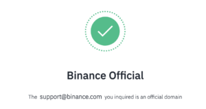binance verify