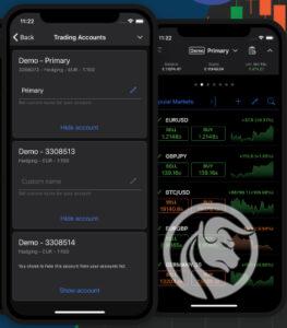 cTrader Mobile 4.0 - Improved Accounts Management