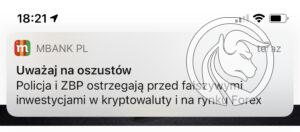 mbank oszustwa