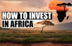 africké investície atď
