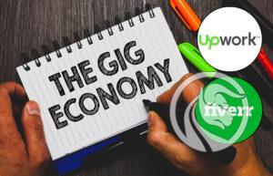 Gig economy upwork fiverr