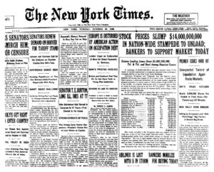 00 NYT de outubro de 1929
