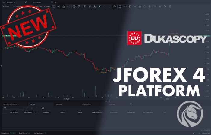 JForex 4 – nowa generacja platformy Dukascopy