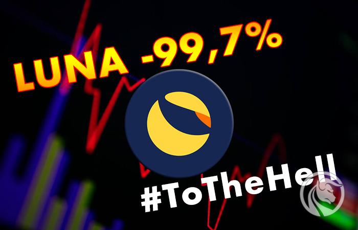 Projekt TerraLuna upada? Kryptowaluta LUNA straciła już 99,7% wartości
