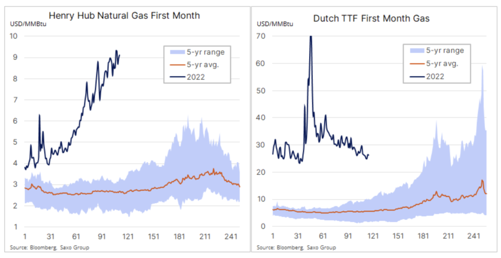 ceny gazu ziemnego