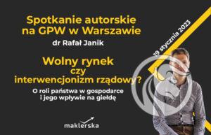 Spotkanie autorskie na GPW - Rafal Janik v2