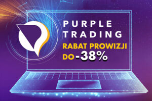 purple trading desconto de comissão