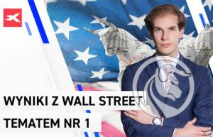wyniki finansowe z wall street