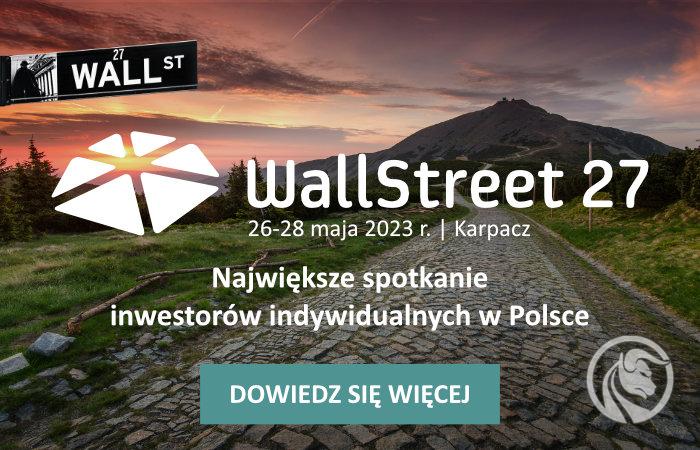 WallStreet 27 – inwestorzy ponownie spotkają się w Karpaczu