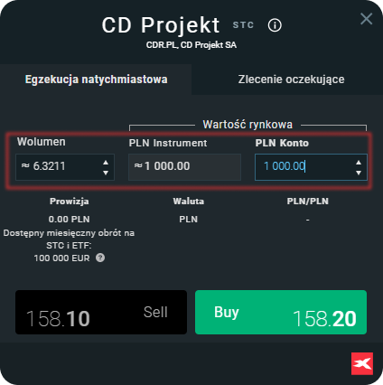 CD Projekt - xStation XTB