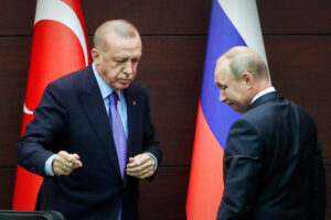 Recep Erdogan and Vladimir Putin