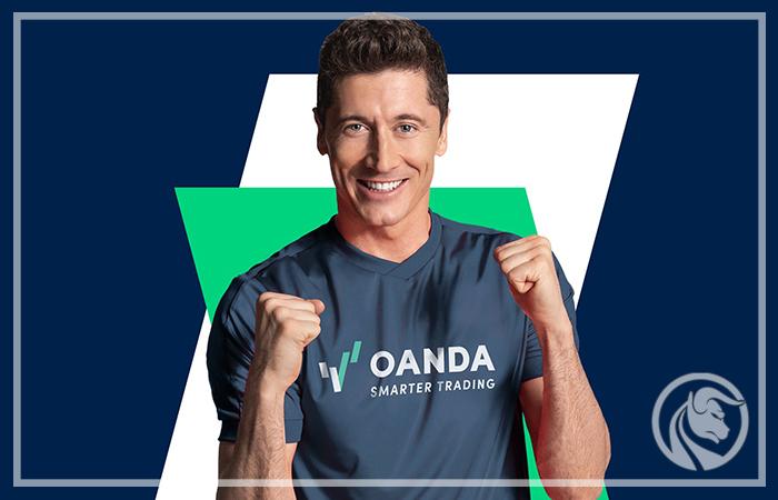 Robert Lewandowski został twarzą brokera OANDA