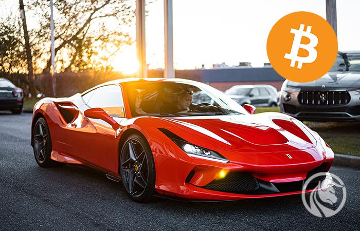 Samochody Ferrari kupisz w Europie za kryptowaluty