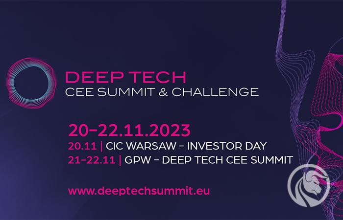 Zapraszamy na Deep Tech CEE Summit & Challenge już 20-22 listopada