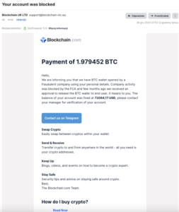 oszustwo kryptowalutowe blockchain