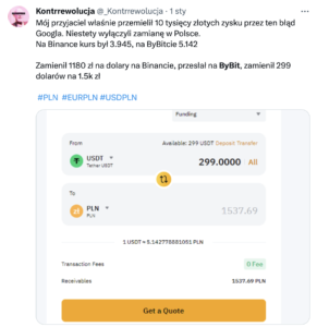 bybit blad pln