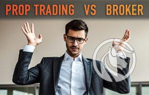 prop trading vs broker