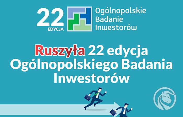 Ruszyło Ogólnopolskie Badanie Inwestorów 2024. Weź udział już dziś!