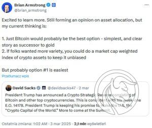 strategiczna rezerwa kryptowalutowa usa