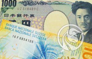 CHF, JPY