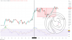BTC RSI divergence trend na rynku