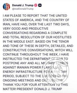 trump wojna iran