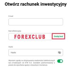 kod promocyjny xtb - forexclub