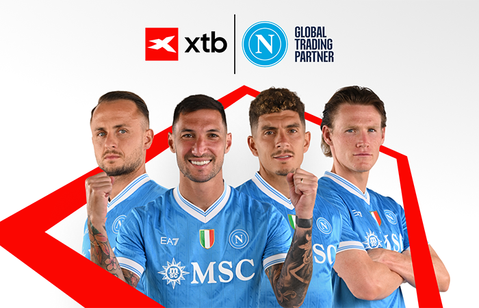 XTB wchodzi do Serie A! Polska aplikacja globalnym partnerem SSC Napoli