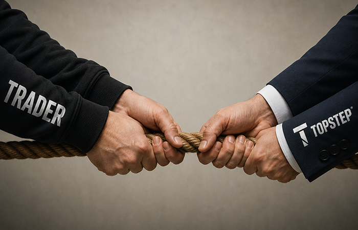 Trader pozywa Topstep i broni się sam. To sprawa, która może zatrząść branżą prop tradingu