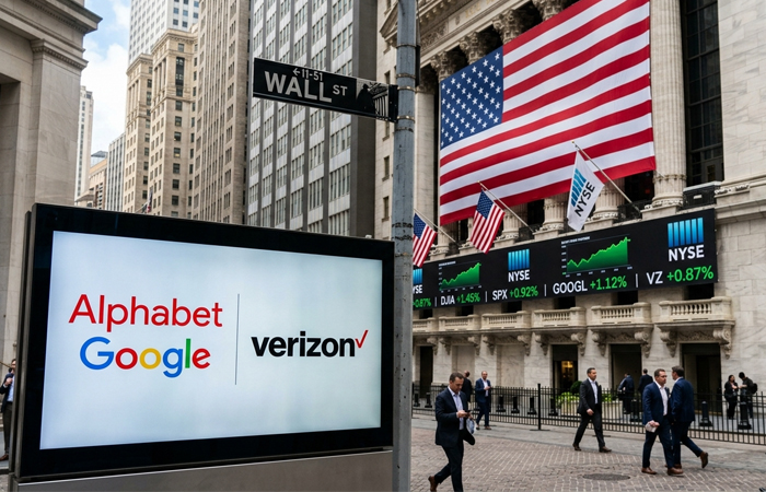 Alphabet zastępuje Verizon w najstarszym indeksie Wall Street