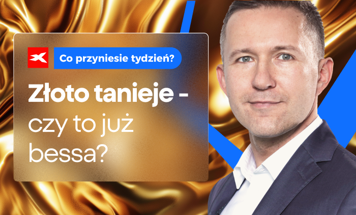 Złoto tanieje – czy to już bessa? Co przyniesie tydzień?