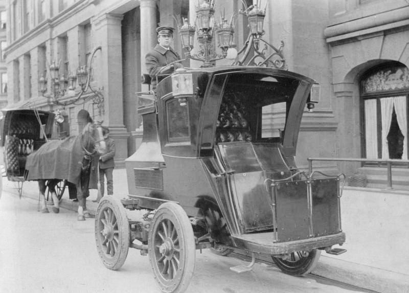 Elektryczny pojazd z 1901 roku do usług